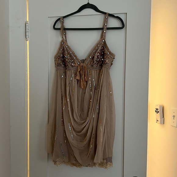 mandalay Dresses & Skirts - Blush Beaded Dress
